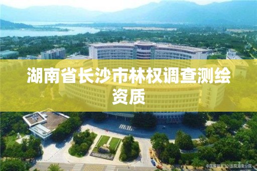 湖南省長沙市林權調查測繪資質