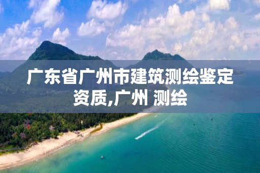 廣東省廣州市建筑測繪鑒定資質,廣州 測繪