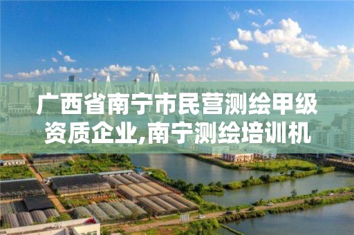 廣西省南寧市民營測繪甲級資質企業,南寧測繪培訓機構