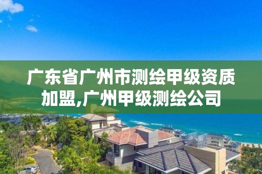 廣東省廣州市測繪甲級資質加盟,廣州甲級測繪公司