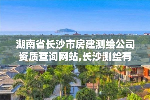 湖南省長沙市房建測繪公司資質查詢網站,長沙測繪有限公司。