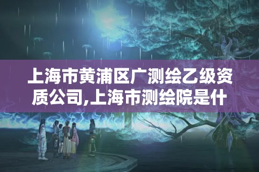 上海市黃浦區(qū)廣測繪乙級資質公司,上海市測繪院是什么單位