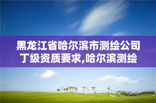 黑龍江省哈爾濱市測繪公司丁級資質要求,哈爾濱測繪院招聘