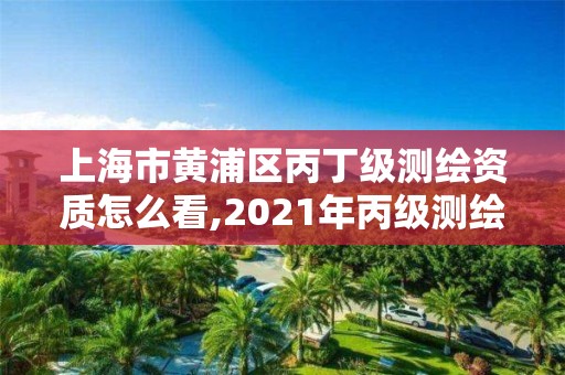 上海市黃浦區丙丁級測繪資質怎么看,2021年丙級測繪資質申請需要什么條件。