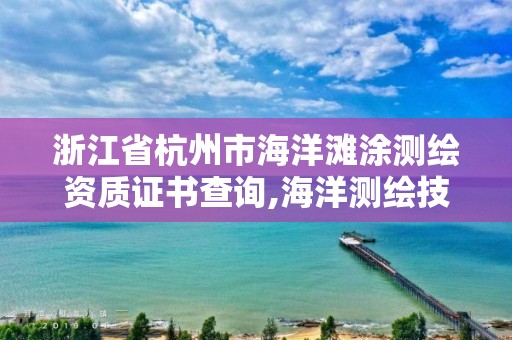 浙江省杭州市海洋灘涂測繪資質證書查詢,海洋測繪技術平臺。