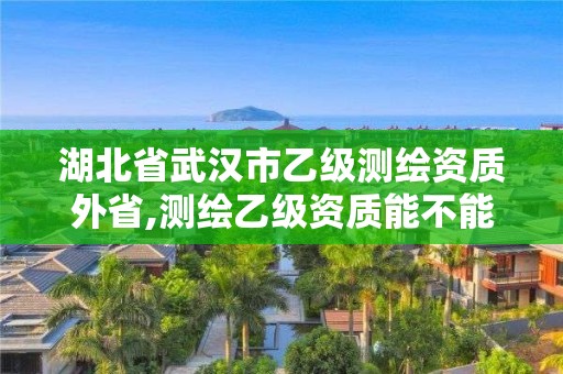 湖北省武漢市乙級測繪資質外省,測繪乙級資質能不能做省外的項目