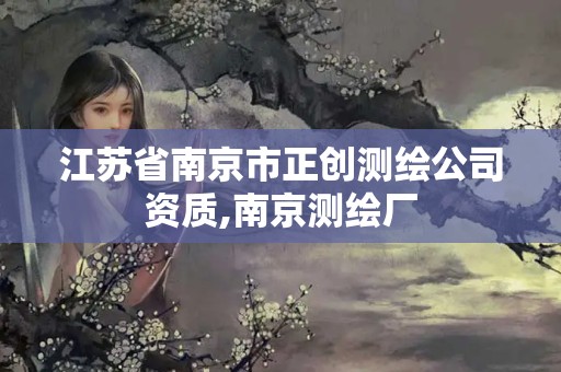 江蘇省南京市正創(chuàng)測繪公司資質(zhì),南京測繪廠