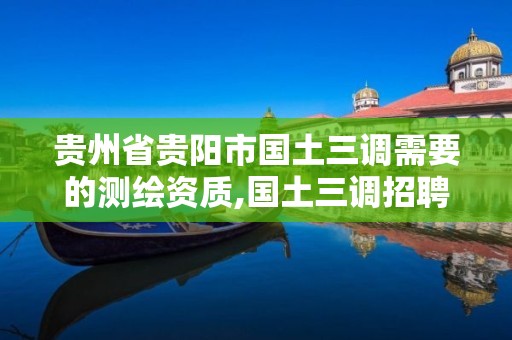 貴州省貴陽市國土三調需要的測繪資質,國土三調招聘。