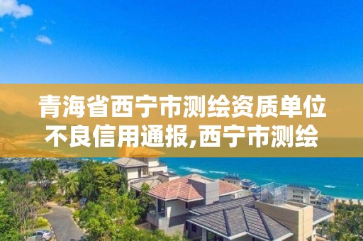 青海省西寧市測繪資質單位不良信用通報,西寧市測繪院