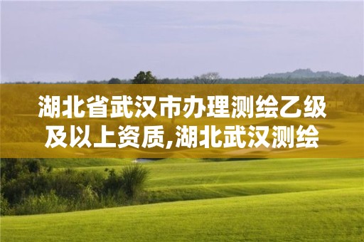 湖北省武漢市辦理測繪乙級及以上資質(zhì),湖北武漢測繪公司排行榜