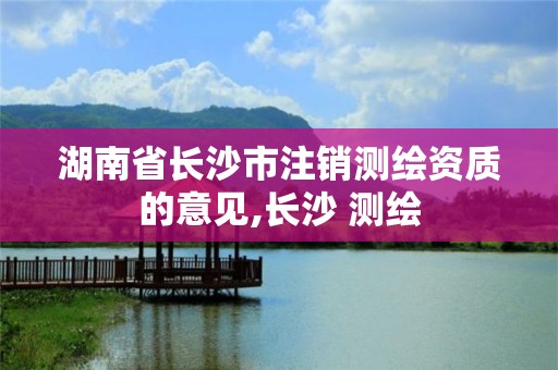 湖南省長(zhǎng)沙市注銷測(cè)繪資質(zhì)的意見(jiàn),長(zhǎng)沙 測(cè)繪