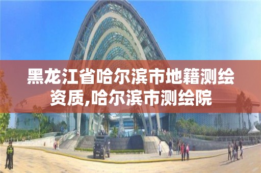 黑龍江省哈爾濱市地籍測繪資質,哈爾濱市測繪院