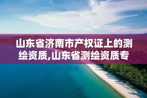 山東省濟南市產權證上的測繪資質,山東省測繪資質專用章圖片