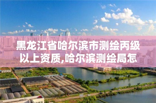 黑龍江省哈爾濱市測繪丙級以上資質,哈爾濱測繪局怎么樣