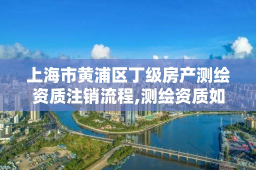 上海市黃浦區丁級房產測繪資質注銷流程,測繪資質如何注銷