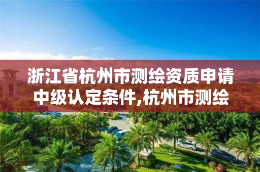 浙江省杭州市測繪資質申請中級認定條件,杭州市測繪局招聘