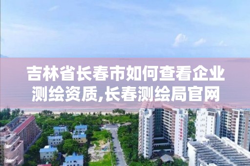 吉林省長春市如何查看企業測繪資質,長春測繪局官網