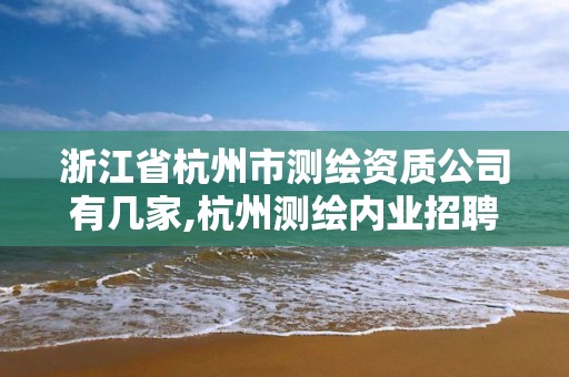 浙江省杭州市測繪資質(zhì)公司有幾家,杭州測繪內(nèi)業(yè)招聘信息2020。