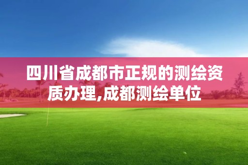 四川省成都市正規的測繪資質辦理,成都測繪單位