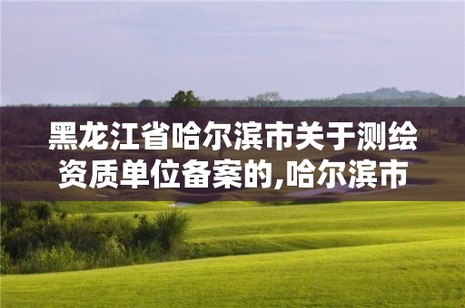 黑龍江省哈爾濱市關于測繪資質單位備案的,哈爾濱市測繪公司