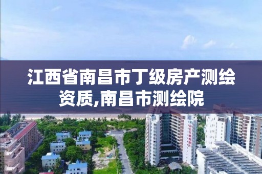 江西省南昌市丁級房產測繪資質,南昌市測繪院