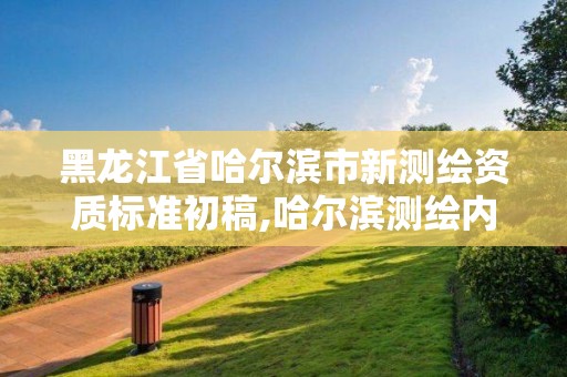 黑龍江省哈爾濱市新測繪資質標準初稿,哈爾濱測繪內業招聘信息