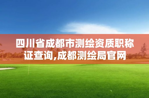 四川省成都市測繪資質職稱證查詢,成都測繪局官網