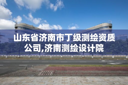 山東省濟南市丁級測繪資質公司,濟南測繪設計院