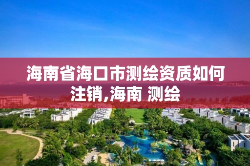 海南省海口市測繪資質如何注銷,海南 測繪