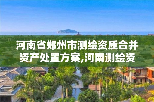 河南省鄭州市測繪資質合并資產處置方案,河南測繪資質管理平臺