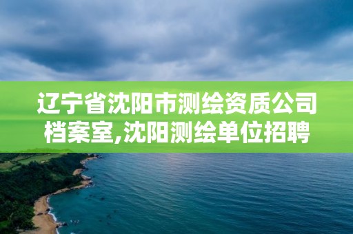 遼寧省沈陽市測繪資質公司檔案室,沈陽測繪單位招聘