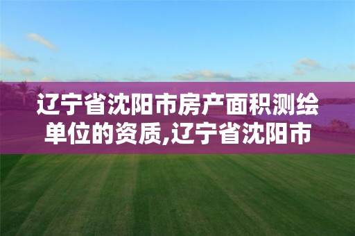 遼寧省沈陽市房產面積測繪單位的資質,遼寧省沈陽市房產面積測繪單位的資質有哪些