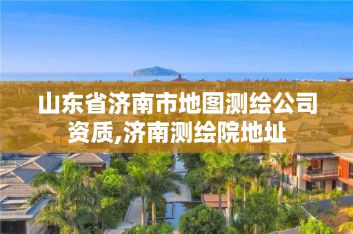 山東省濟南市地圖測繪公司資質,濟南測繪院地址