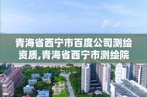 青海省西寧市百度公司測繪資質,青海省西寧市測繪院。