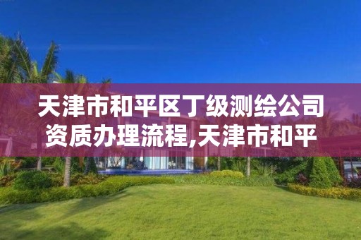 天津市和平區丁級測繪公司資質辦理流程,天津市和平區丁級測繪公司資質辦理流程圖