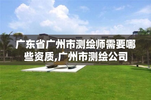 廣東省廣州市測繪師需要哪些資質,廣州市測繪公司