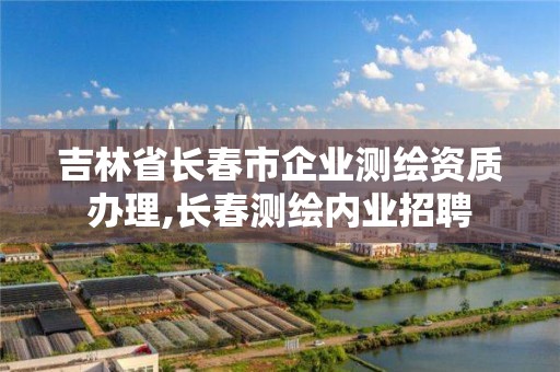 吉林省長春市企業測繪資質辦理,長春測繪內業招聘