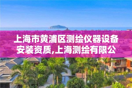 上海市黃浦區測繪儀器設備安裝資質,上海測繪有限公司