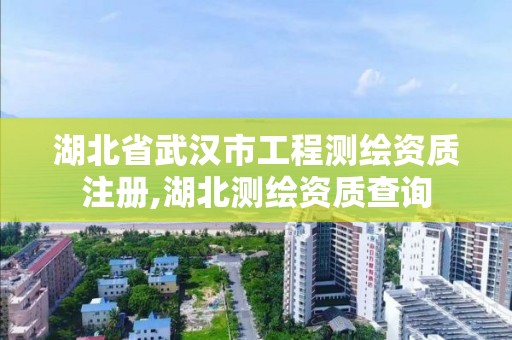 湖北省武漢市工程測繪資質注冊,湖北測繪資質查詢