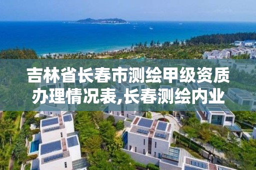 吉林省長春市測繪甲級資質辦理情況表,長春測繪內業招聘