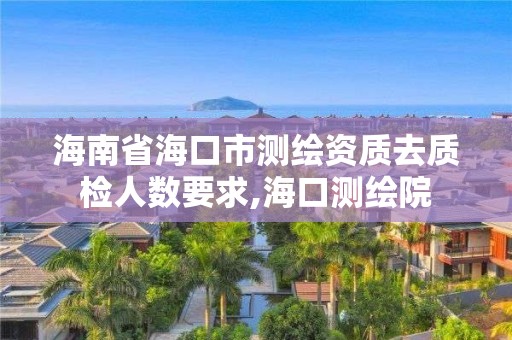 海南省海口市測(cè)繪資質(zhì)去質(zhì)檢人數(shù)要求,海口測(cè)繪院