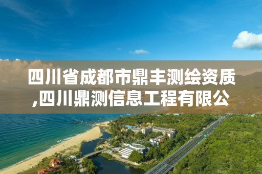 四川省成都市鼎豐測繪資質,四川鼎測信息工程有限公司中標情況