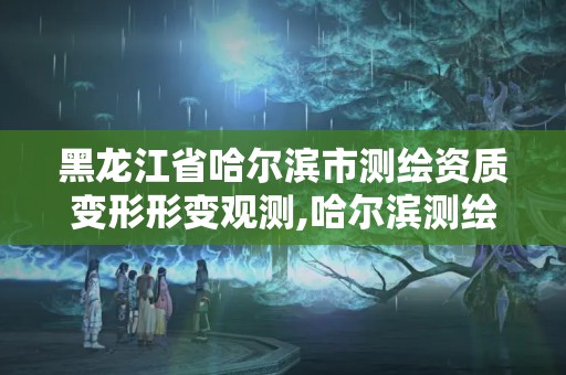 黑龍江省哈爾濱市測繪資質變形形變觀測,哈爾濱測繪局是干什么的