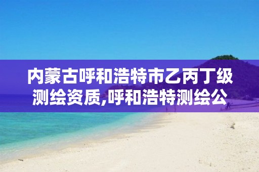 內蒙古呼和浩特市乙丙丁級測繪資質,呼和浩特測繪公司招聘