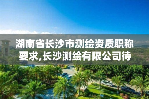 湖南省長沙市測繪資質職稱要求,長沙測繪有限公司待遇