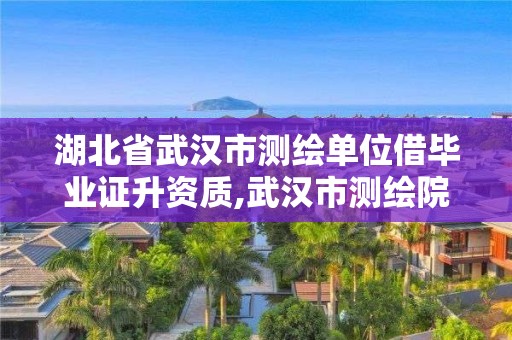 湖北省武漢市測繪單位借畢業證升資質,武漢市測繪院待遇。