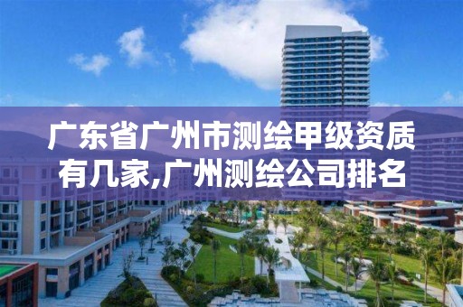 廣東省廣州市測繪甲級資質有幾家,廣州測繪公司排名名單