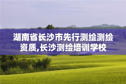 湖南省長沙市先行測繪測繪資質,長沙測繪培訓學校