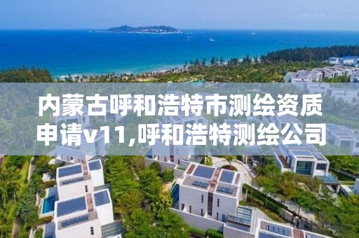 內蒙古呼和浩特市測繪資質申請v11,呼和浩特測繪公司招聘