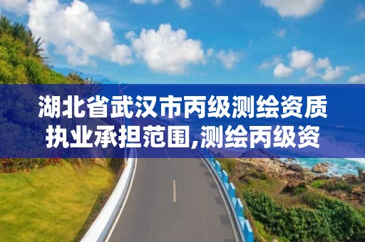 湖北省武漢市丙級測繪資質執業承擔范圍,測繪丙級資質承攬的業務范圍